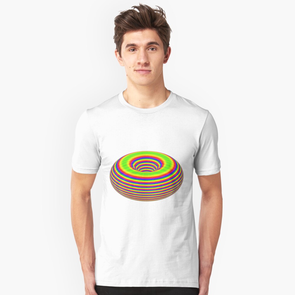 TORUS - Psychedelic Surface Slim Fit T-Shirt
