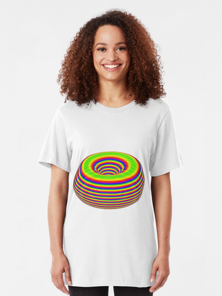 Alternative Ansicht von TORUS - Psychedelic Surface Slim Fit T-Shirt