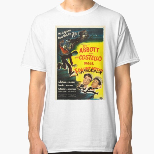 Classic Movie Poster - Abbott and Costello Meet Frankenstein Classic T-Shirt