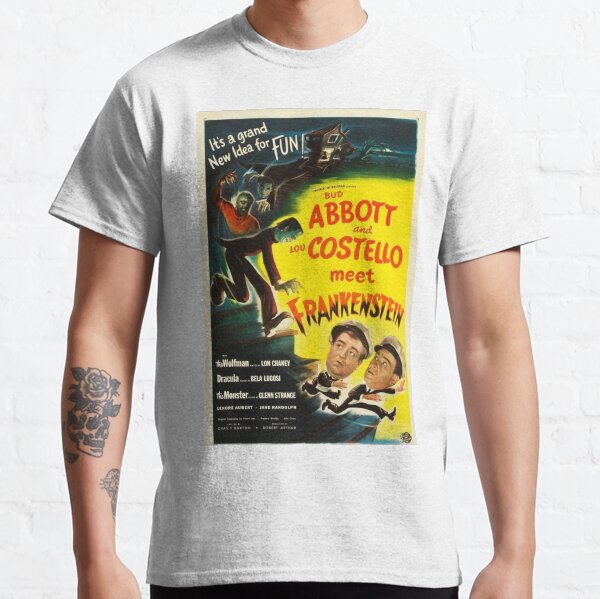 Classic Movie Poster - Abbott and Costello Meet Frankenstein Classic T-Shirt