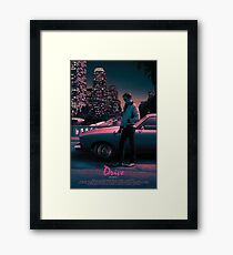 Filmposter fahren Gerahmtes Wandbild