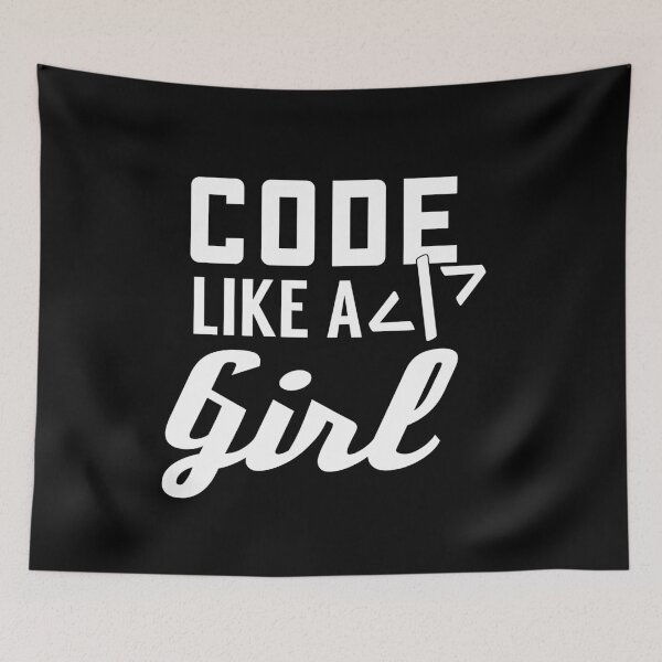 Item preview, Code like a girl designed and sold by Nessshirts.
