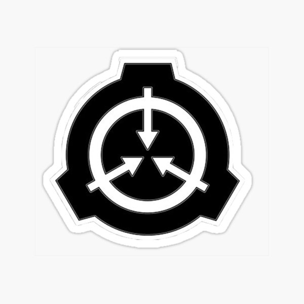 SCP Circle Logo Die Cut Decal Sticker With or Without Words 