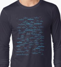 Sci-fi star map Long Sleeve T-Shirt