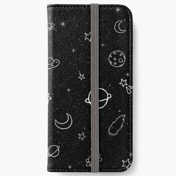 space pattern iPhone Wallet