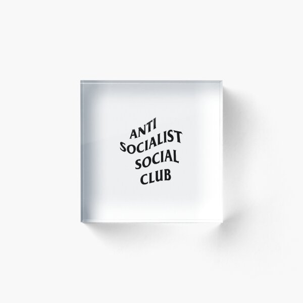 Anti Socialist Social Club Acrylic Block