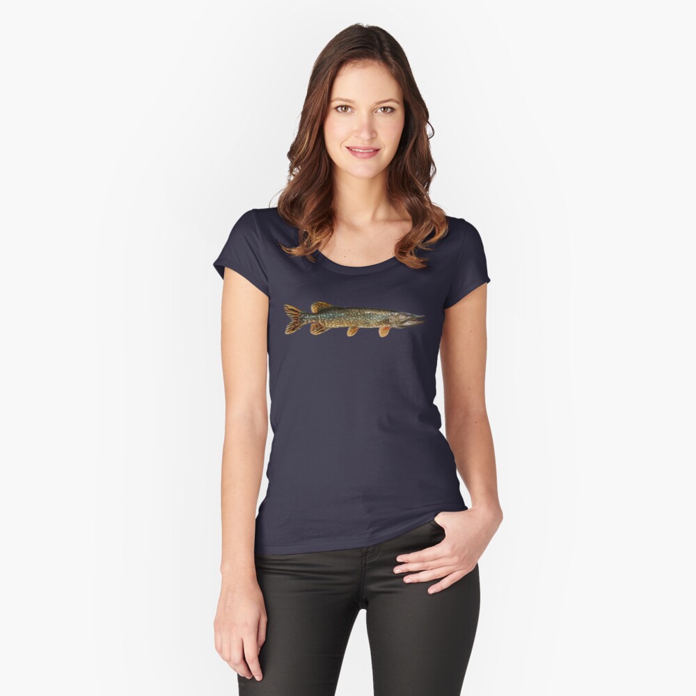 Item preview, Fitted Scoop T-Shirt designed and sold by lureguru.