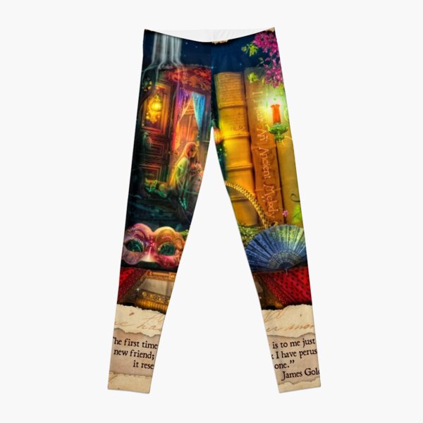 The Curious Library Calendar - March Leggings
