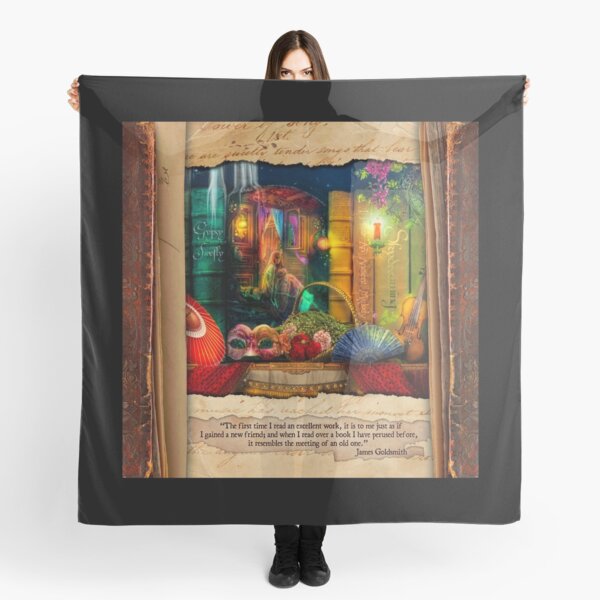 The Curious Library Calendar - March Scarf
