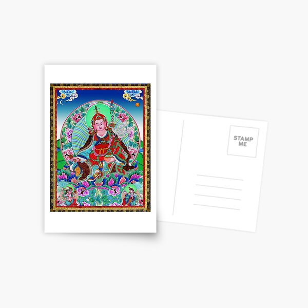 Tibetan Thangka Padmasambhava Postcard