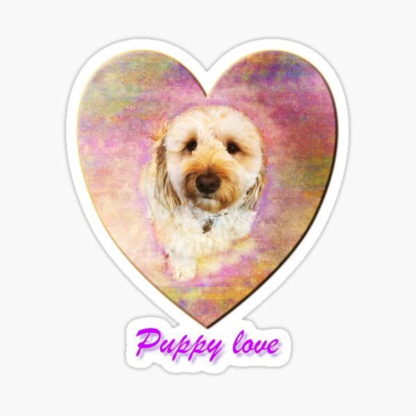 Puppy love Sticker