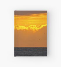 Cuaderno de tapa dura Barco camaronero al amanecer