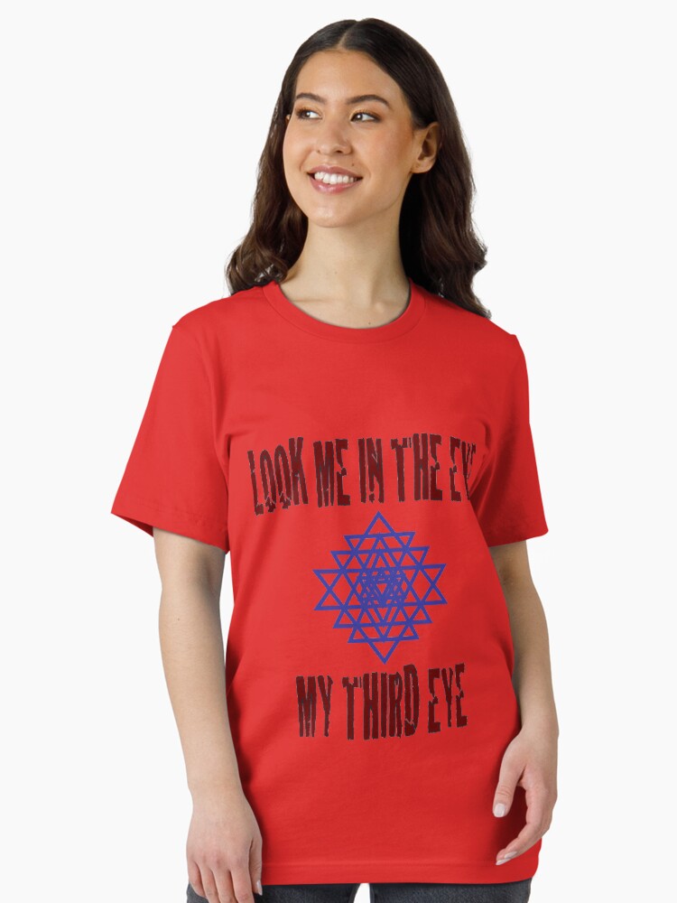 Thumbnail 2 of 7, Essential T-Shirt, Third Eye - Look me in the eye... my third eye designed and sold by BodyIllumin.