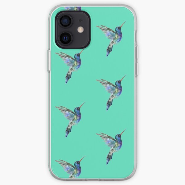 Aquarell Kolibri iPhone Flexible Hülle