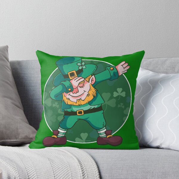 Item preview, Dabbing Leprechaun St Patricks Day Pattern Irish Funny designed and sold by mBshirts.