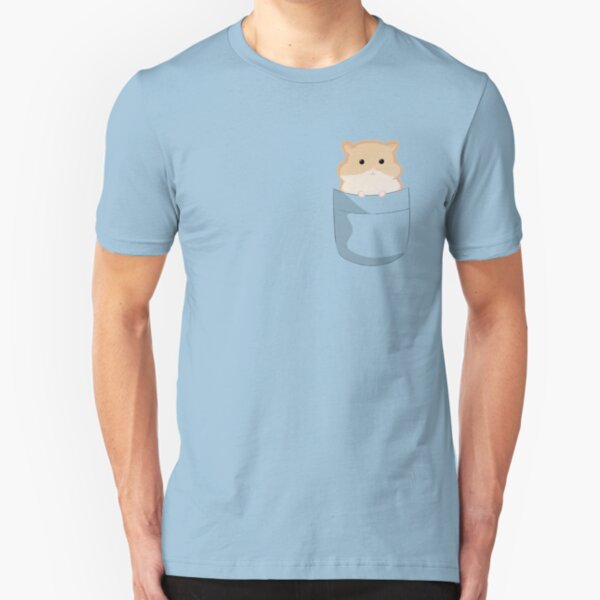 HAMSTER IN POCKET T SHIRT Slim Fit T-Shirt