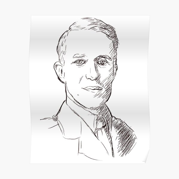 T E Lawrence / Lawrence of Arabia (sketch) Poster