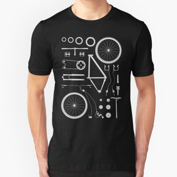 Bike Exploded Slim Fit T-Shirt