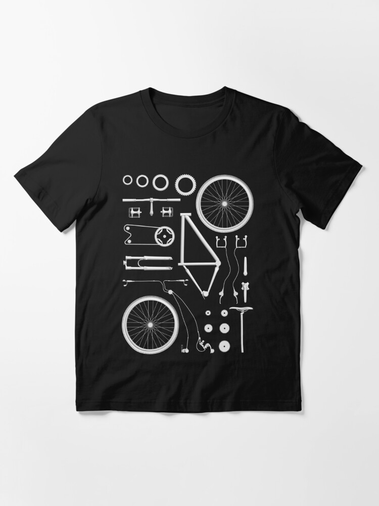 Alternate view of Bike Exploded Essential T-Shirt
