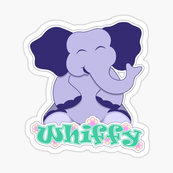 WhiffySitting Sticker