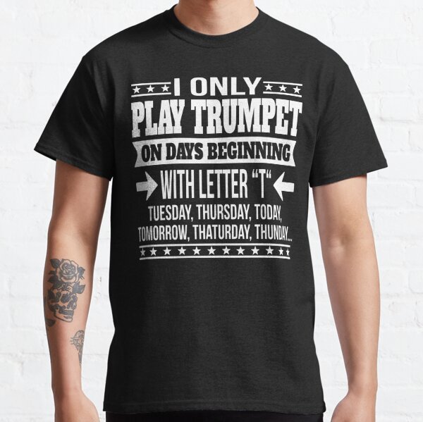 trumpet player t shirt