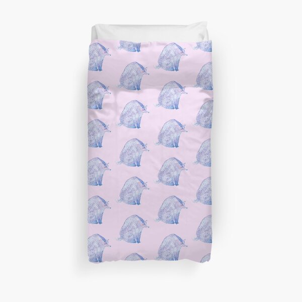 Blushing Badger Duvet Cover