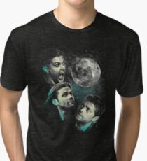 The Mountain Team Free Will Moon - Supernatural Edition Tri-blend T-Shirt