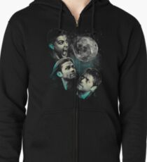 The Mountain Team Free Will Moon - Supernatural Edition Zipped Hoodie