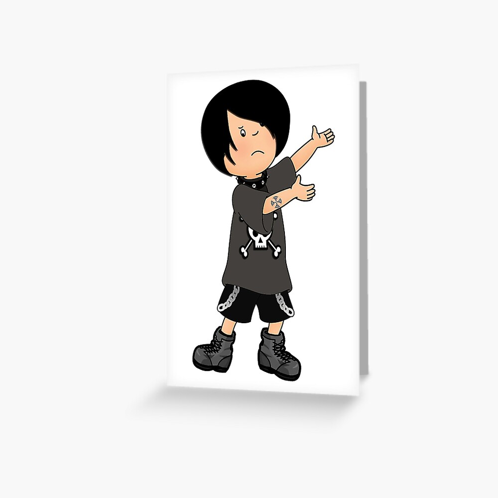Emo Caillou Greeting Card By Whad Redbubble