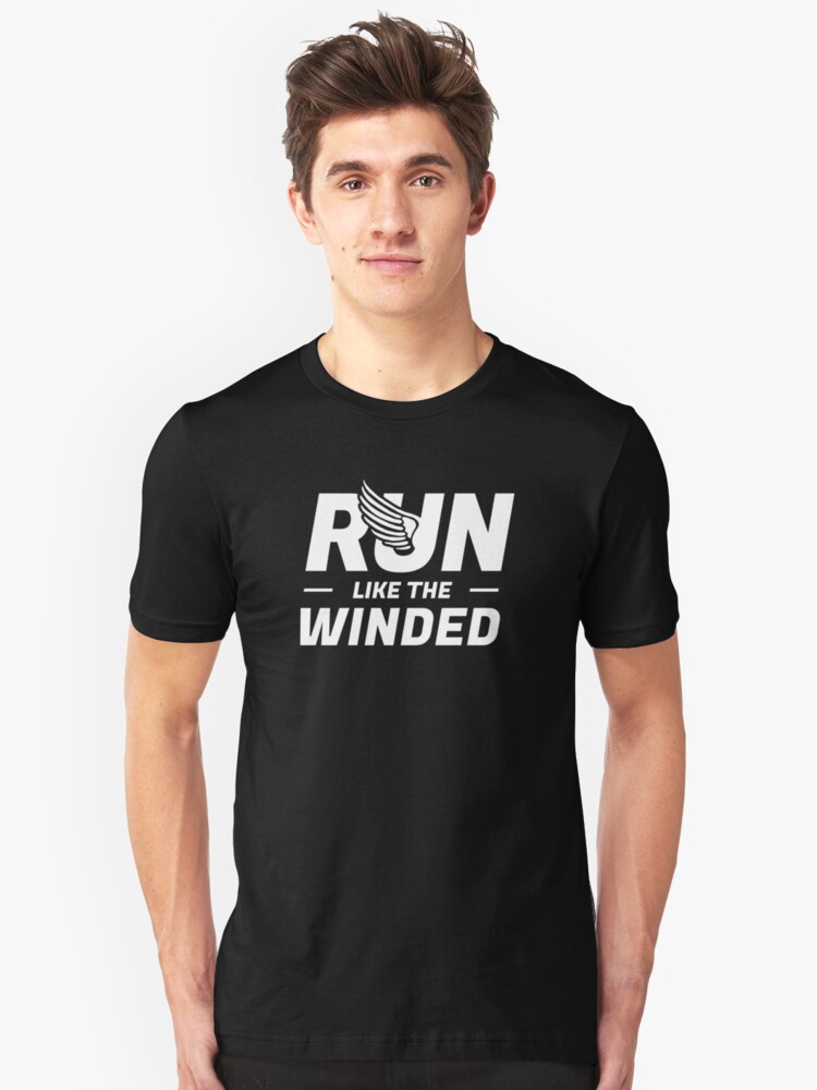Alternate view of Run Like The Winded Marathon Slim Fit T-Shirt
