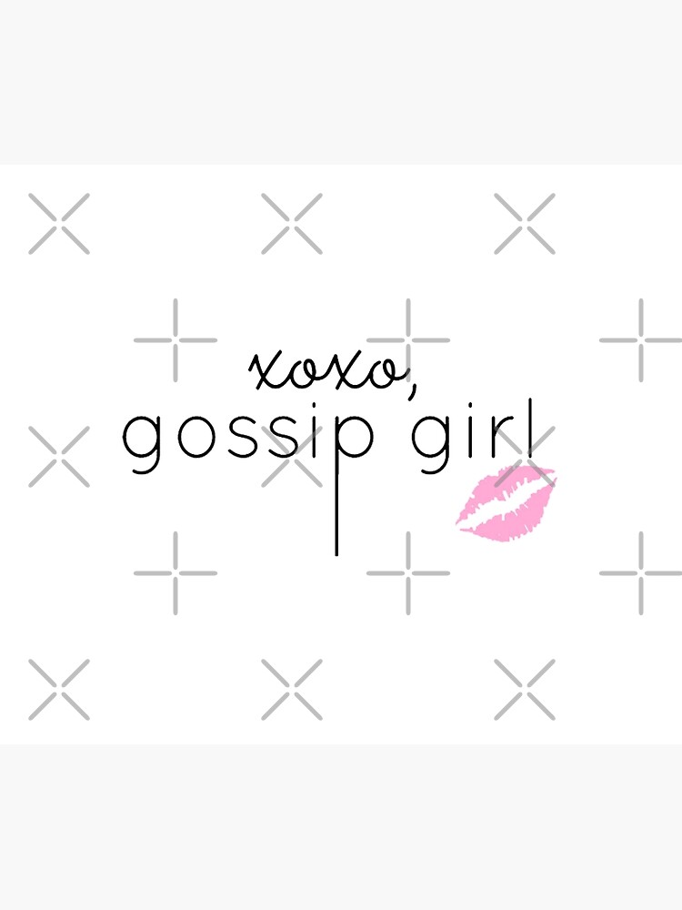 Xoxo Gossip Girl Duvet Cover By Hilaarya Redbubble