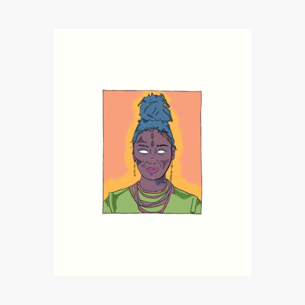 2018 09 05 Saffron Art Print