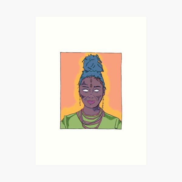 2018 09 05 Saffron Art Print
