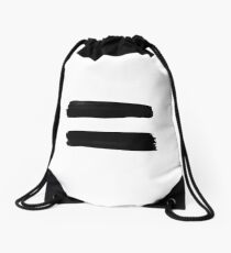 Equality Paint Black Drawstring Bag