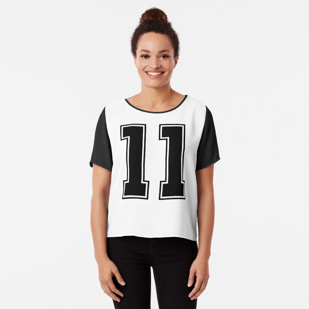 11 Classic Vintage Sport Jersey Number in Black Number on White Background  for American Football, Baseball or Basketball Stock Illustration -  Illustration of logos, alphabet: 140529752