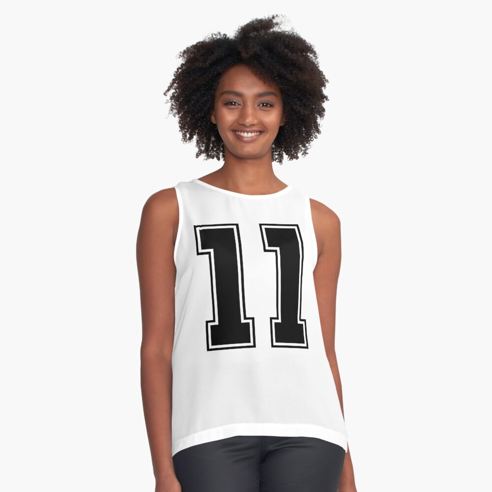 11 Classic Vintage Sport Jersey Number in Black Number on White Background  for American Football, Baseball or Basketball Stock Illustration -  Illustration of logos, alphabet: 140529752