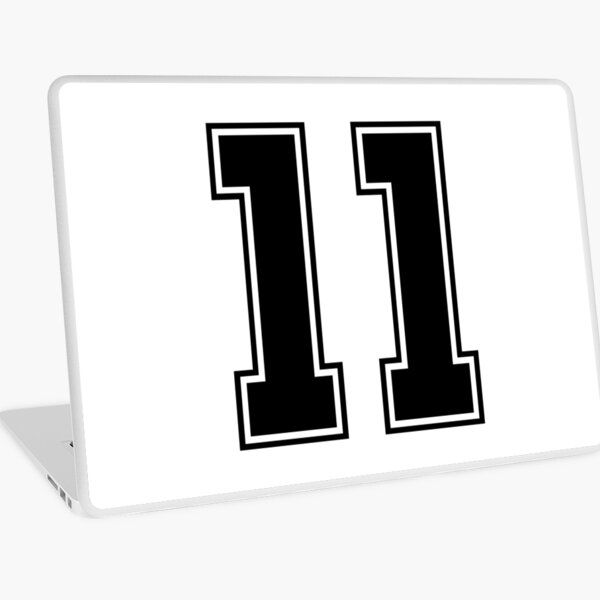 11 Classic Vintage Sport Jersey Number in Black Number on White Background  for American Football, Baseball or Basketball Stock Illustration -  Illustration of logos, alphabet: 140529752