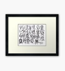 The Faces of San Francisco Framed Print