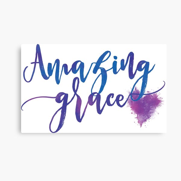 "Mujeres cristianas que aman a Jesús" con su compra.
Inspirado en el título de la famosa canción sobre cómo la asombrosa gracia de Dios cambia vidas y nos hace libres. Gran regalo para los cristianos. Interesante iniciador de conversación con tus amig Lienzo