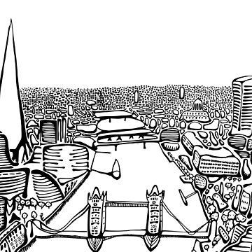 Artwork thumbnail, Looking out over London by Philcohnartist