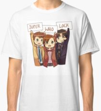 Chibi SuperWhoLock Classic T-Shirt