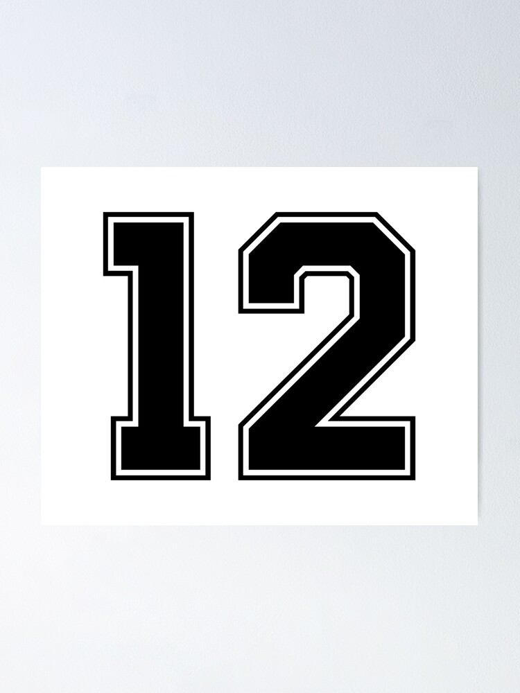 12 jersey number football