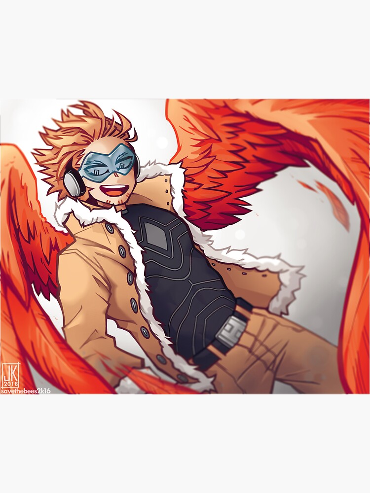 "Hawks (bnha)" Sticker by PBPanicButton | Redbubble