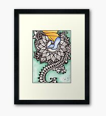 Lotus Feet Framed Print