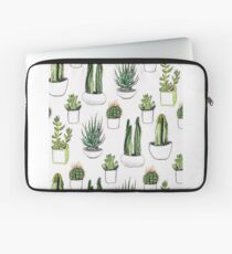 watercolour cacti and succulent Laptop Sleeve