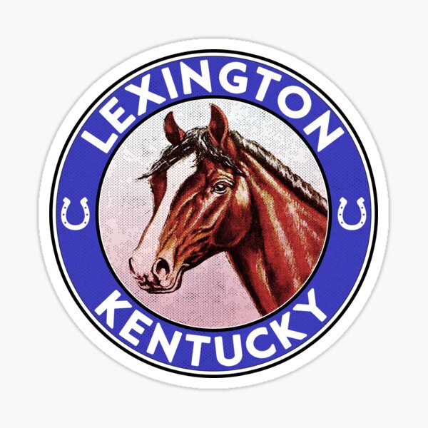 Lexington Kentucky Horse Racing The Bluegrass State Man O War Sticker