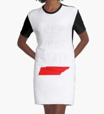 REP YOUR STATE TENNESSEE Graphic T-Shirt Dress