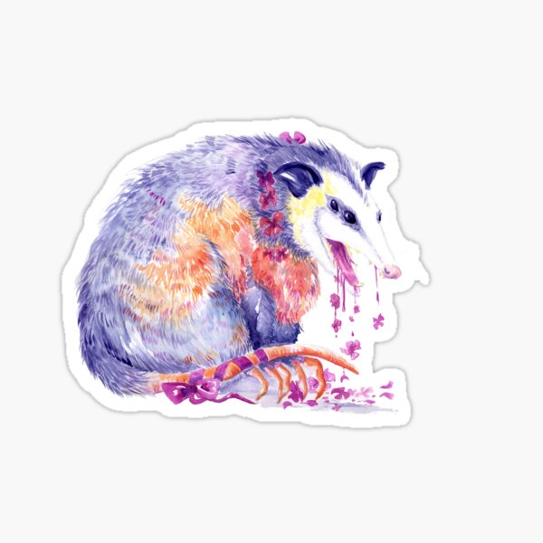 opossum breath Sticker