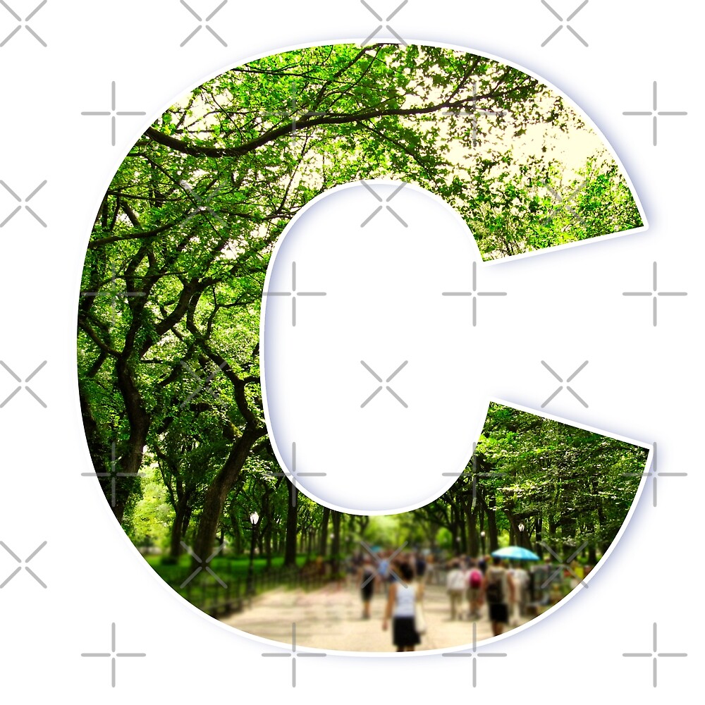 Central Park - Letter C — Poster