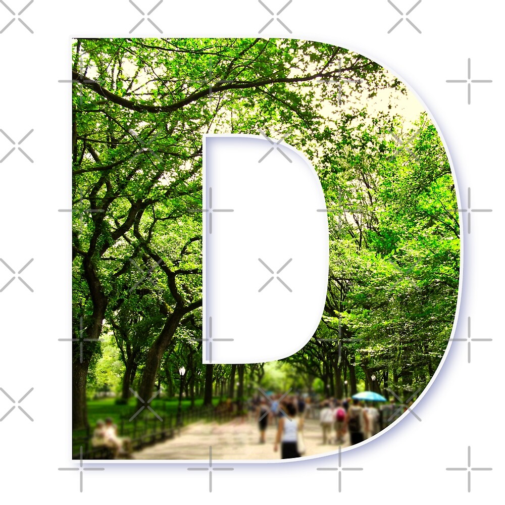 Central Park - Letter D — Poster